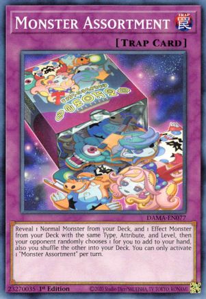 Monster Assortment (DAMA-EN077) - Dawn of Majesty 1st Edition Dawn of Majesty Yugioh Single  Squirtle Squad Card Shop.
