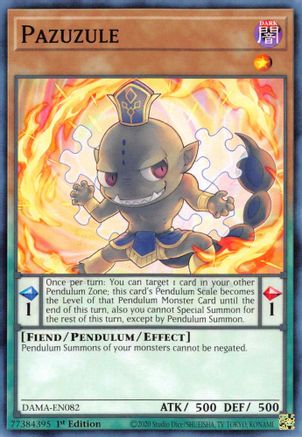 Pazuzule (DAMA-EN082) - Dawn of Majesty 1st Edition Dawn of Majesty Yugioh Single  Squirtle Squad Card Shop.