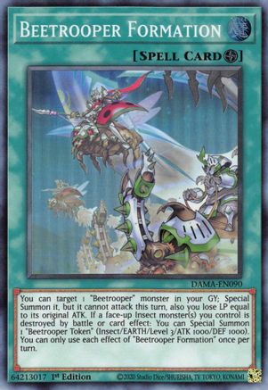 Beetrooper Formation (DAMA-EN090) - Dawn of Majesty 1st Edition Dawn of Majesty Yugioh Single  Squirtle Squad Card Shop.