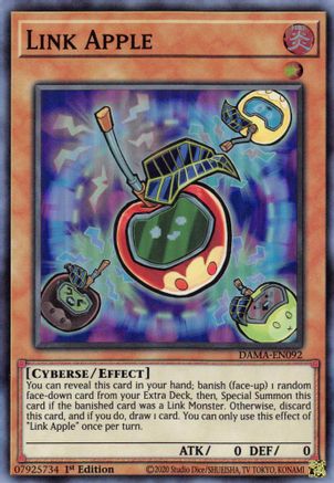 Link Apple (DAMA-EN092) - Dawn of Majesty 1st Edition Dawn of Majesty Yugioh Single  Squirtle Squad Card Shop.