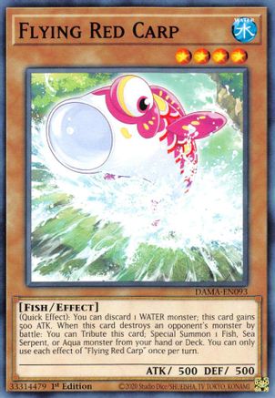 Flying Red Carp (DAMA-EN093) - Dawn of Majesty 1st Edition Dawn of Majesty Yugioh Single  Squirtle Squad Card Shop.