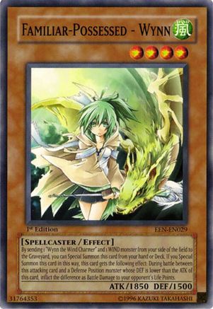 Familiar-Possessed - Wynn (EEN-EN029) - Elemental Energy 1st Edition Elemental Energy Yugioh Single  Squirtle Squad Card Shop.