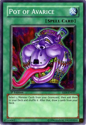 Pot of Avarice (EEN-EN037) - Elemental Energy Unlimited Elemental Energy Yugioh Single  Squirtle Squad Card Shop.