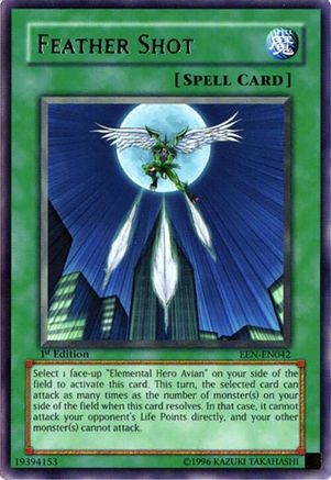 Feather Shot (EEN-EN042) - Elemental Energy 1st Edition Elemental Energy Yugioh Single  Squirtle Squad Card Shop.