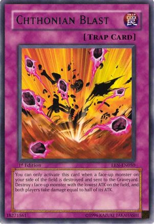 Chthonian Blast (EEN-EN050) - Elemental Energy Unlimited Elemental Energy Yugioh Single  Squirtle Squad Card Shop.