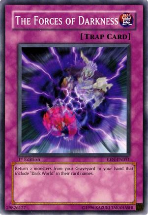 The Forces of Darkness (EEN-EN051) - Elemental Energy 1st Edition Elemental Energy Yugioh Single  Squirtle Squad Card Shop.
