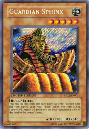 Guardian Sphinx (MC2-EN001) - Master Collection Volume 2 Limited Master Collection Volume 2 Yugioh Single  Squirtle Squad Card Shop.