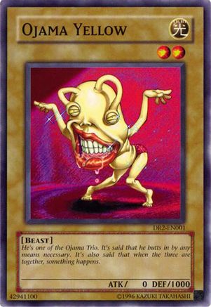 Ojama Yellow (DR2-EN001) - Dark Revelation Volume 2 Unlimited Dark Revelation Volume 2 Yugioh Single  Squirtle Squad Card Shop.