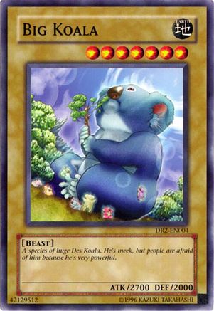 Big Koala (DR2-EN004) - Dark Revelation Volume 2 Unlimited Dark Revelation Volume 2 Yugioh Single  Squirtle Squad Card Shop.
