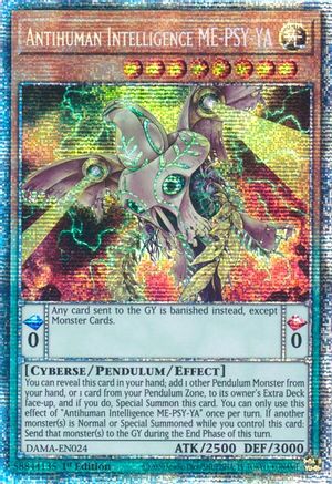 Antihuman Intelligence ME-PSY-YA (Starlight Rare) (DAMA-EN024) - Dawn of Majesty 1st Edition Dawn of Majesty Yugioh Single  Squirtle Squad Card Shop.