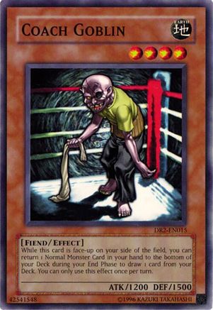 Coach Goblin (DR2-EN015) - Dark Revelation Volume 2 Unlimited Dark Revelation Volume 2 Yugioh Single  Squirtle Squad Card Shop.