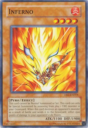 Inferno (DR2-EN019) - Dark Revelation Volume 2 Unlimited Dark Revelation Volume 2 Yugioh Single  Squirtle Squad Card Shop.