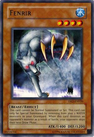 Fenrir (DR2-EN020) - Dark Revelation Volume 2 Unlimited Dark Revelation Volume 2 Yugioh Single  Squirtle Squad Card Shop.