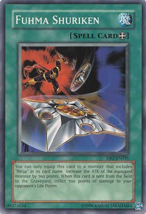 Fuhma Shuriken (DR2-EN031) - Dark Revelation Volume 2 Unlimited Dark Revelation Volume 2 Yugioh Single  Squirtle Squad Card Shop.