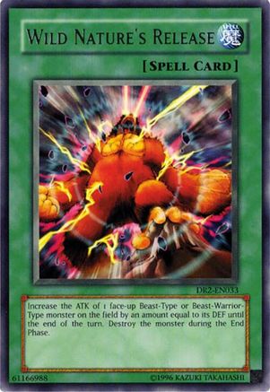 Wild Nature's Release (DR2-EN033) - Dark Revelation Volume 2 Unlimited Dark Revelation Volume 2 Yugioh Single  Squirtle Squad Card Shop.