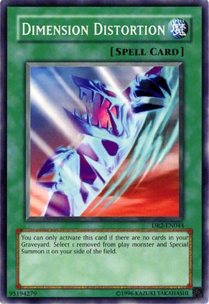 Dimension Distortion (DR2-EN044) - Dark Revelation Volume 2 Unlimited Dark Revelation Volume 2 Yugioh Single  Squirtle Squad Card Shop.