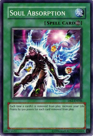 Soul Absorption (DR2-EN046) - Dark Revelation Volume 2 Unlimited Dark Revelation Volume 2 Yugioh Single  Squirtle Squad Card Shop.