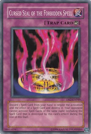 Cursed Seal of the Forbidden Spell (DR2-EN049) - Dark Revelation Volume 2 Unlimited Dark Revelation Volume 2 Yugioh Single  Squirtle Squad Card Shop.
