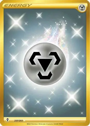 Metal Energy (Secret) 237  - Holofoil SWSH07 Evolving Skies - Secret Rare SWSH07: Evolving Skies Pokemon Single  Squirtle Squad Card Shop.