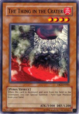 The Thing in the Crater (DR2-EN064) - Dark Revelation Volume 2 Unlimited Dark Revelation Volume 2 Yugioh Single  Squirtle Squad Card Shop.