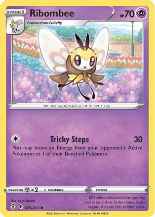 Ribombee 079  SWSH07 Evolving Skies - Uncommon SWSH07: Evolving Skies Pokemon Single  Squirtle Squad Card Shop.