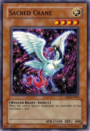 Sacred Crane (DR2-EN070) - Dark Revelation Volume 2 Unlimited Dark Revelation Volume 2 Yugioh Single  Squirtle Squad Card Shop.