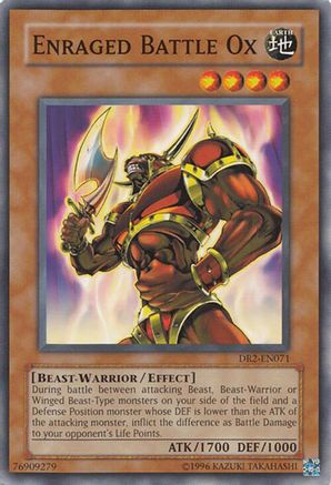Enraged Battle Ox (DR2-EN071) - Dark Revelation Volume 2 Unlimited Dark Revelation Volume 2 Yugioh Single  Squirtle Squad Card Shop.