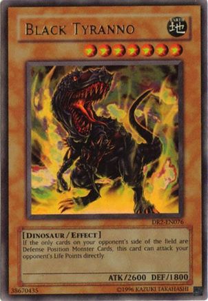 Black Tyranno (DR2-EN076) - Dark Revelation Volume 2 Unlimited Dark Revelation Volume 2 Yugioh Single  Squirtle Squad Card Shop.