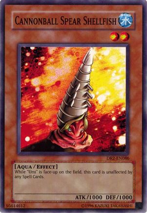 Cannonball Spear Shellfish (DR2-EN086) - Dark Revelation Volume 2 Unlimited Dark Revelation Volume 2 Yugioh Single  Squirtle Squad Card Shop.