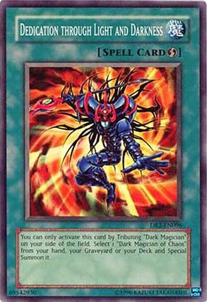 Dedication through Light and Darkness (DR2-EN096) - Dark Revelation Volume 2 Unlimited Dark Revelation Volume 2 Yugioh Single  Squirtle Squad Card Shop.