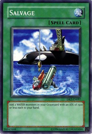 Salvage (DR2-EN097) - Dark Revelation Volume 2 Unlimited Dark Revelation Volume 2 Yugioh Single  Squirtle Squad Card Shop.
