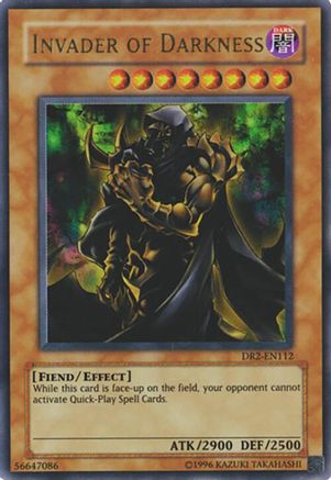 Invader of Darkness (DR2-EN112) - Dark Revelation Volume 2 Unlimited Dark Revelation Volume 2 Yugioh Single  Squirtle Squad Card Shop.