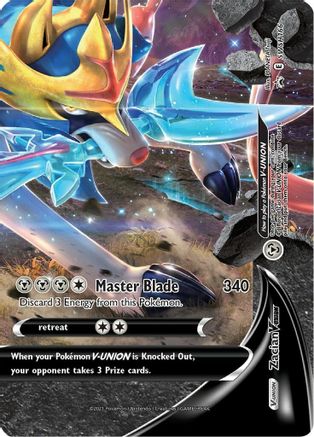 Zacian V-UNION - SWSH166 - Holofoil SWSH Sword & Shield Promo Cards - Promo