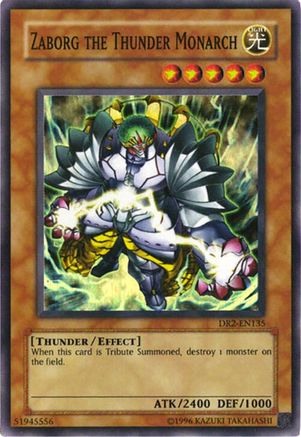 Zaborg the Thunder Monarch (DR2-EN135) - Dark Revelation Volume 2 Unlimited Dark Revelation Volume 2 Yugioh Single  Squirtle Squad Card Shop.