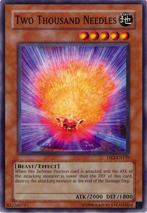 Two Thousand Needles (DR2-EN139) - Dark Revelation Volume 2 Unlimited Dark Revelation Volume 2 Yugioh Single  Squirtle Squad Card Shop.