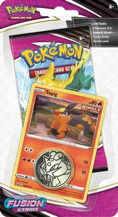 Fusion Strike Single Pack Blister [Tepig] SWSH08: Fusion Strike Pokemon Sealed  Squirtle Squad Card Shop.