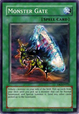 Monster Gate (DR2-EN151) - Dark Revelation Volume 2 Unlimited Dark Revelation Volume 2 Yugioh Single  Squirtle Squad Card Shop.