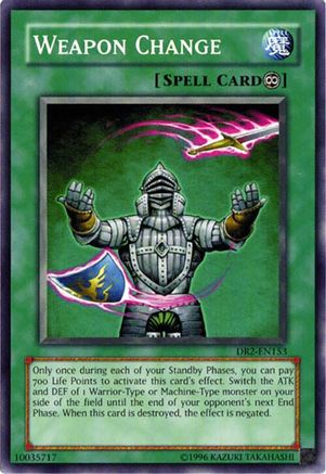 Weapon Change (DR2-EN153) - Dark Revelation Volume 2 Unlimited Dark Revelation Volume 2 Yugioh Single  Squirtle Squad Card Shop.