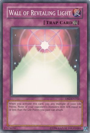 Wall of Revealing Light (DR2-EN162) - Dark Revelation Volume 2 Unlimited Dark Revelation Volume 2 Yugioh Single  Squirtle Squad Card Shop.