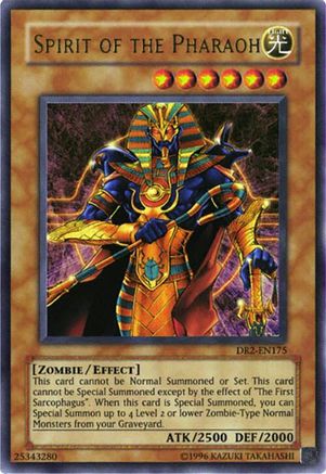 Spirit of the Pharaoh (DR2-EN175) - Dark Revelation Volume 2 Unlimited Dark Revelation Volume 2 Yugioh Single  Squirtle Squad Card Shop.