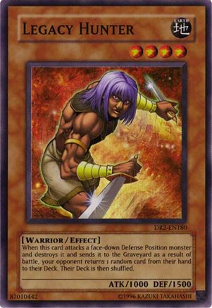 Legacy Hunter (DR2-EN180) - Dark Revelation Volume 2 Unlimited Dark Revelation Volume 2 Yugioh Single  Squirtle Squad Card Shop.