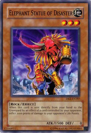 Elephant Statue of Disaster (DR2-EN187) - Dark Revelation Volume 2 Unlimited Dark Revelation Volume 2 Yugioh Single  Squirtle Squad Card Shop.