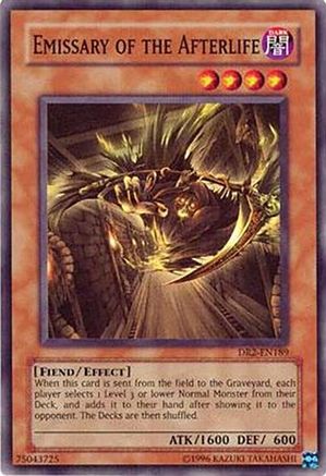Emissary of the Afterlife (DR2-EN189) - Dark Revelation Volume 2 Unlimited Dark Revelation Volume 2 Yugioh Single  Squirtle Squad Card Shop.