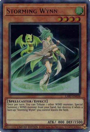 Storming Wynn (LART-EN038) - The Lost Art Promotion Limited The Lost Art Promotion Yugioh Single  Squirtle Squad Card Shop.