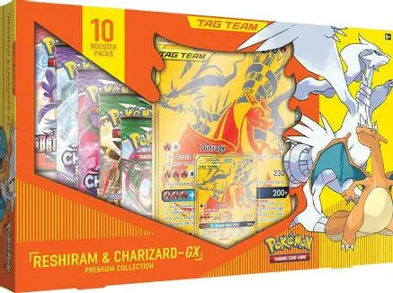 Reshiram & Charizard GX Premium Collection Miscellaneous Cards & Products Pokemon Sealed  Squirtle Squad Card Shop.