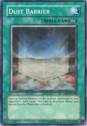 Dust Barrier (DR2-EN200) - Dark Revelation Volume 2 Unlimited Dark Revelation Volume 2 Yugioh Single  Squirtle Squad Card Shop.