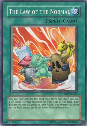 The Law of the Normal (DR2-EN207) - Dark Revelation Volume 2 Unlimited Dark Revelation Volume 2 Yugioh Single  Squirtle Squad Card Shop.