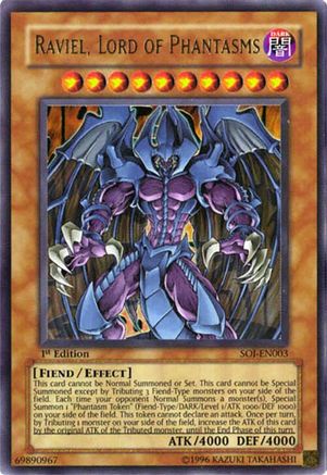 Raviel, Lord of Phantasms (SOI-EN003) - Shadow of Infinity 1st Edition Shadow of Infinity Yugioh Single  Squirtle Squad Card Shop.