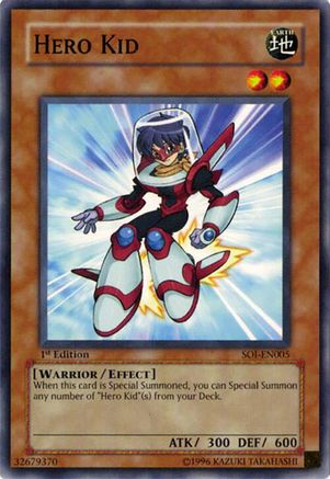 Hero Kid (SOI-EN005) - Shadow of Infinity Unlimited Shadow of Infinity Yugioh Single  Squirtle Squad Card Shop.