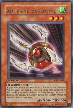 Adhesive Explosive (SOI-EN011) - Shadow of Infinity Unlimited Shadow of Infinity Yugioh Single  Squirtle Squad Card Shop.